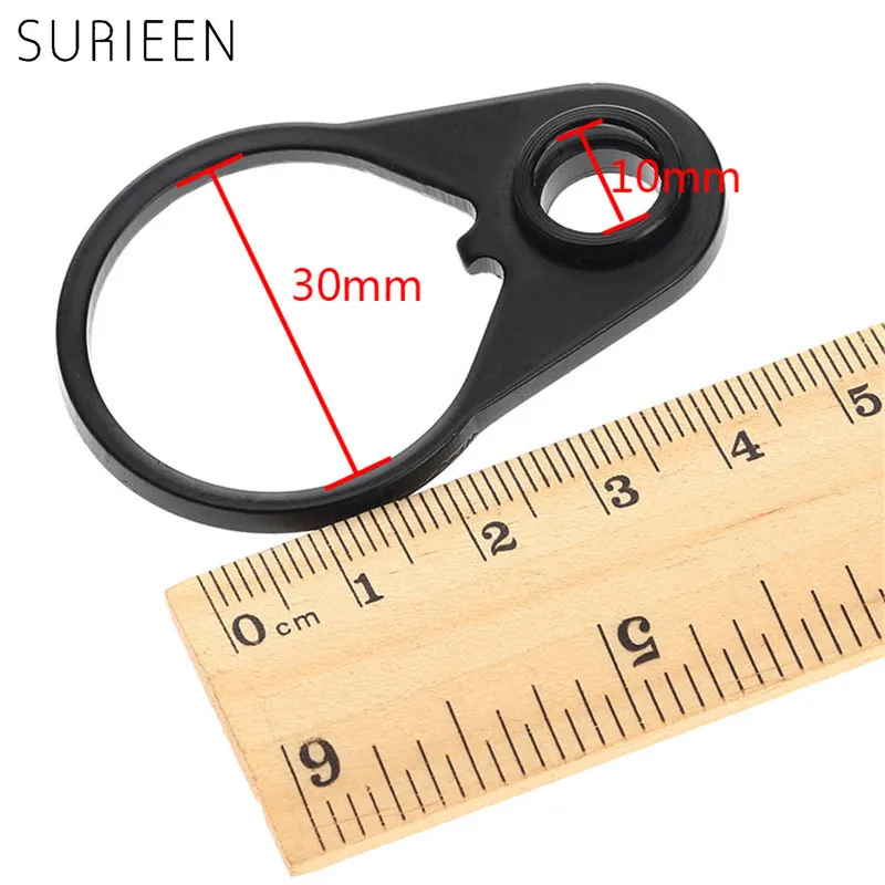 Охотничья сталь для обеих рук QD Quick Detach One Point End Plate Loop Sling Swivels Adapter Tactical Single Ring Mounts 30