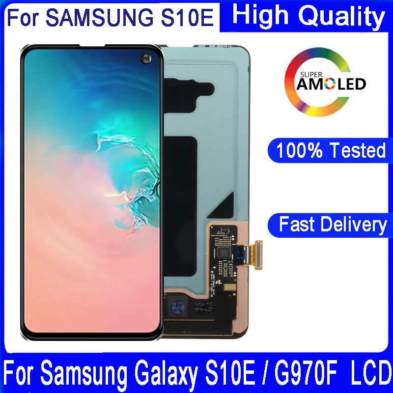 Оригинальный ЖК дисплей 5 8 дюйма S10e для SAMSUNG Galaxy S10E G970F G970W G970U SM G9700 сенсорный экран