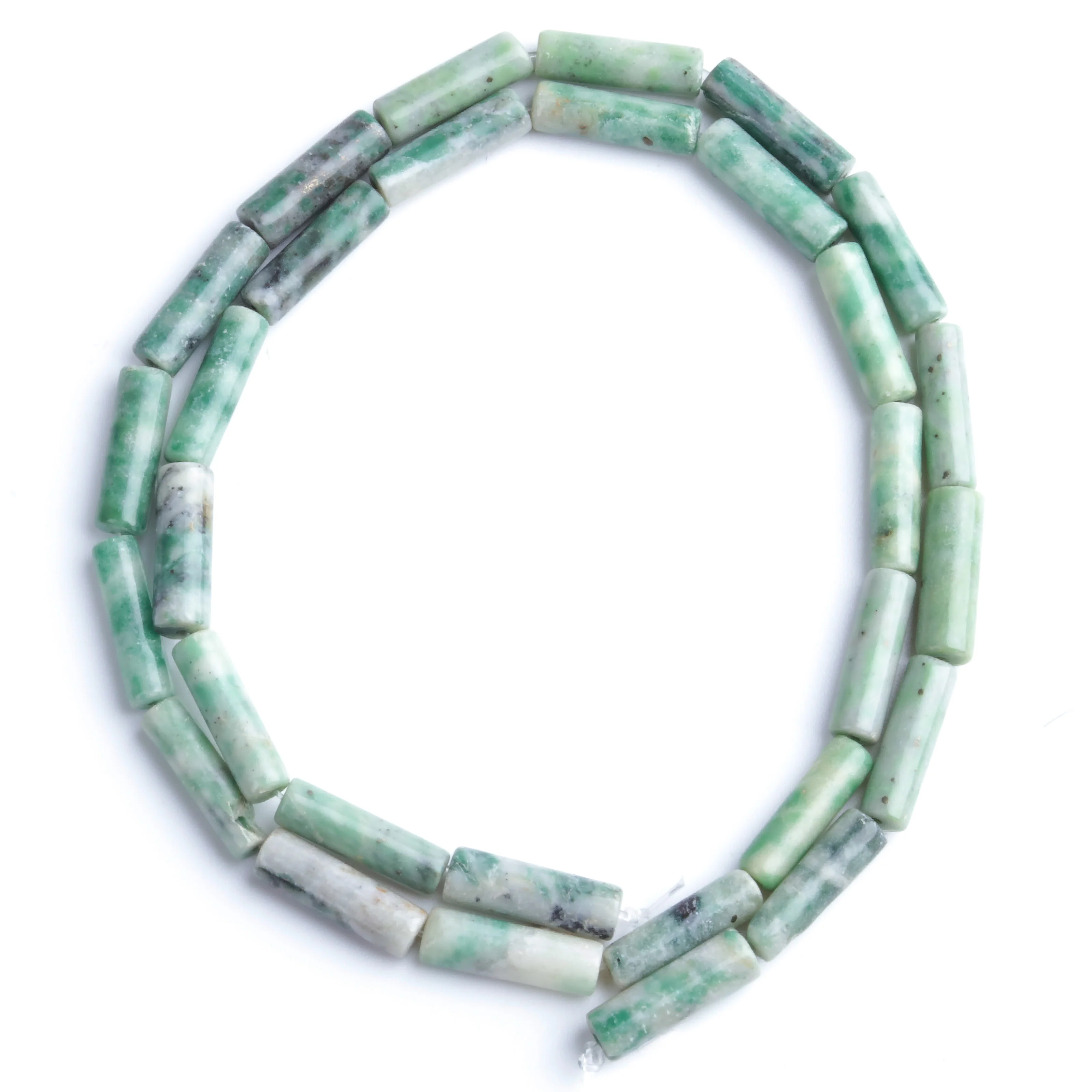 

Natural Stone 4x13mm Bucket Beads Cylindrical Beads Loosely Spaced Bead Septa Beads DIY Necklace Bracelets Earrings