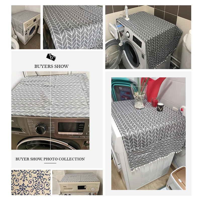 

BAKINGCHEF Household Washing Machine Dust Cover Kitchen Refrigerator Dustproof Covers With Storage Bag Cleaning Accessories Case