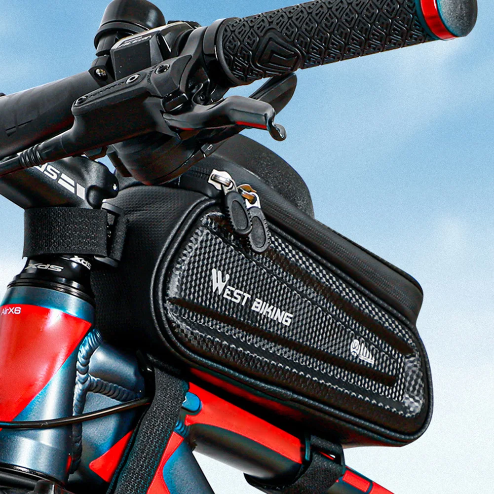 

Waterproof Bicycle Bike Mount 7.2inch Phone Holder Case Bag Pouch Cover Headphone Jack Wear-resistant Bicycle Bag