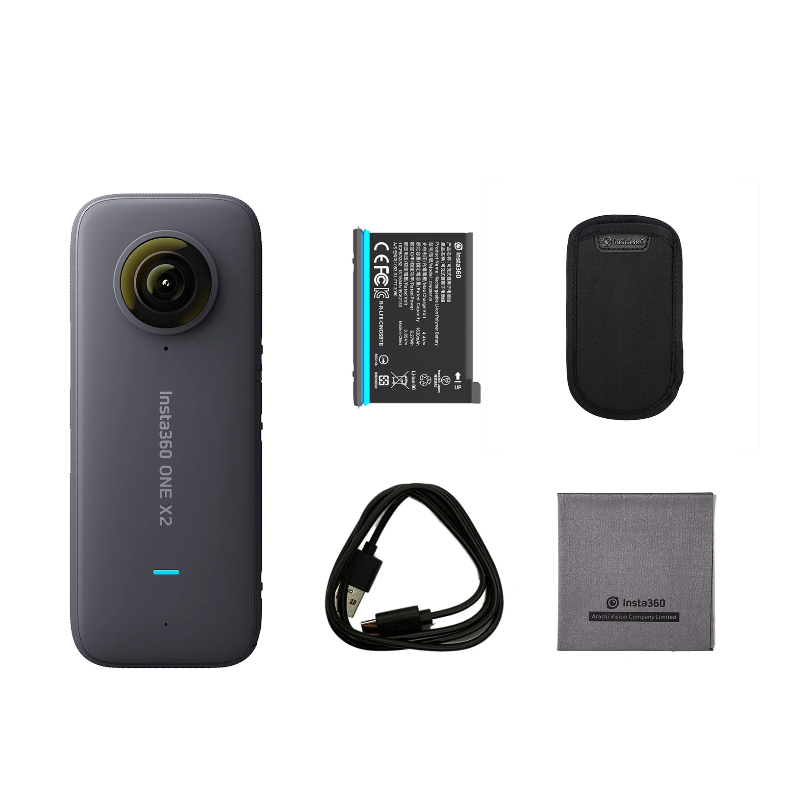 Insta360 ONE X2 панорамная экшн-камера с стабилизацией состояния потока 5 7 K 30fps
