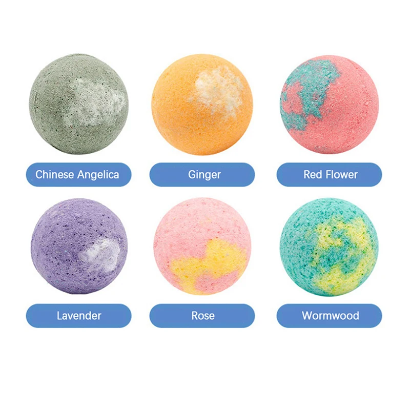 

15/30g Natural Bath Gift Natural Mini Handmade Bathing Foot Spa Bomb Rich Essential Oils Moisturizing Skin Relaxing Scent