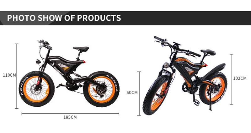 Электрический горный велосипед EZBIKE с расширенной конфигурацией, 48 В, 500 Вт, бесщеточный мотор, складной велосипед с толстыми шинами, пляжный электрический мопед