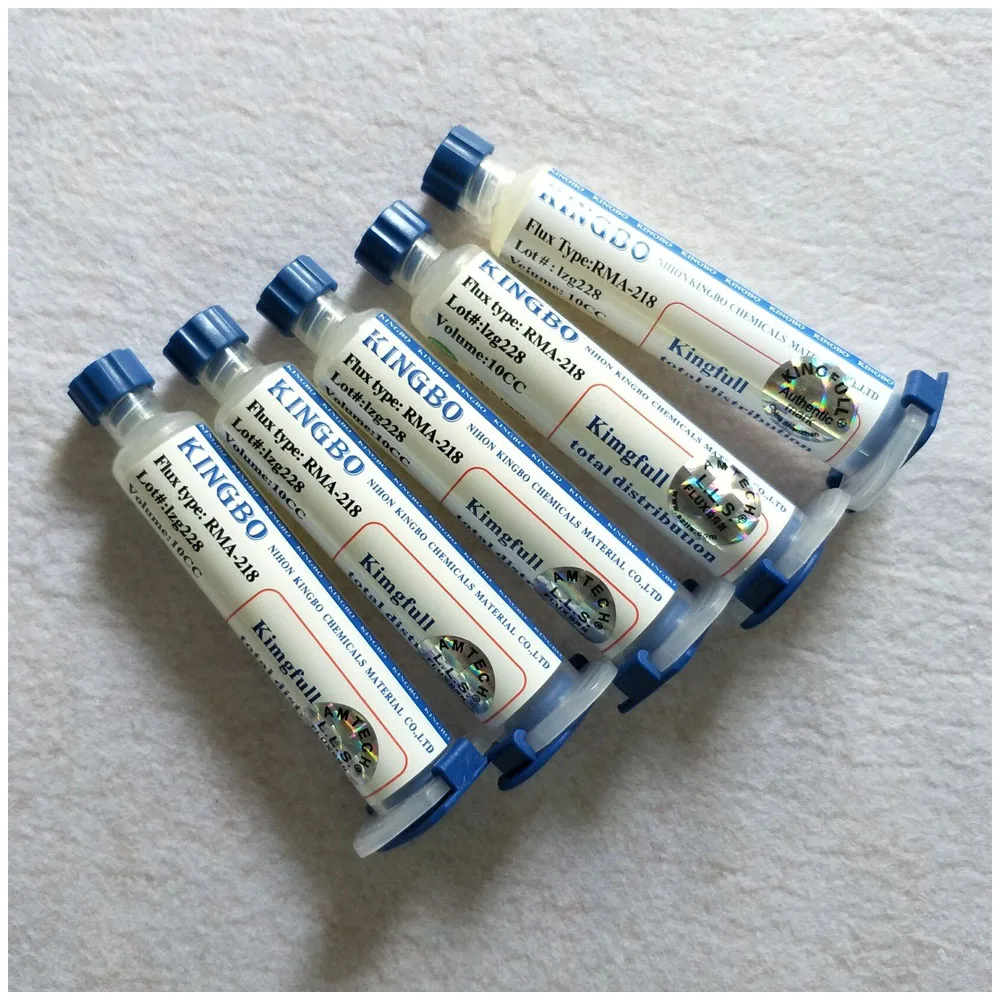

5Pcs/Lot KINGBO RMA-218 10CC Flux Paste/BGA Flux Paste