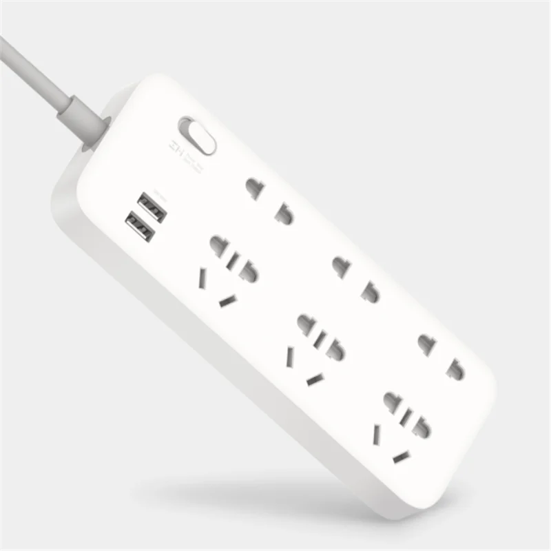 Новый Удлинительный шнур Xiaomi ZMI с 6 портами 2 портовый USB значный разъем по