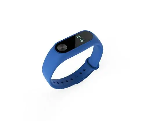 Navy blue Многоцветный ремешок для Xiaomi Mi, 2 ремешка, сменный ремешок для Xiaomi Mi, 2 спортивных силиконовых ремешка, браслет, умные аксессуары - Цвет: Navy blue