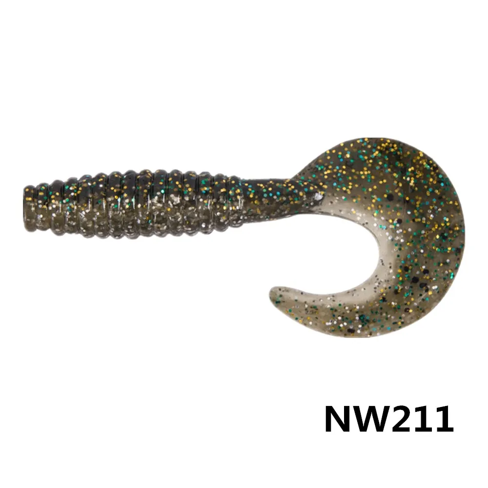NW211 NOEBY S3120, Мягкая приманка, 12 шт./лот, 70 мм, 3,2 г, Мягкая приманка, силиконовый червь, искусственная приманка, воблер свимбейт, рыболовные снасти из карпа - Цвет: NW211