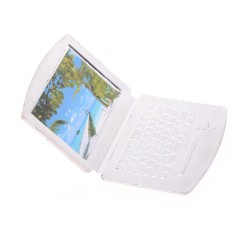 1:12 весы для ноутбука мини планшет компьютерная игрушка кукольный домик