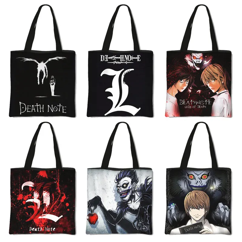 Аниме Death Note сумки для покупок японская манга светильник Ягами L Shinigami Ryuk