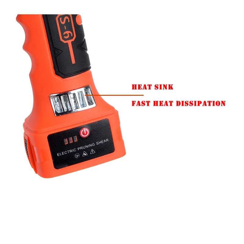 21V 16.8V Cordless Pruner Lithium-ion Pruning Shear Efficient scissors Bonsai Electric Tree Branches garden tools S-6 28mm 32mm |
