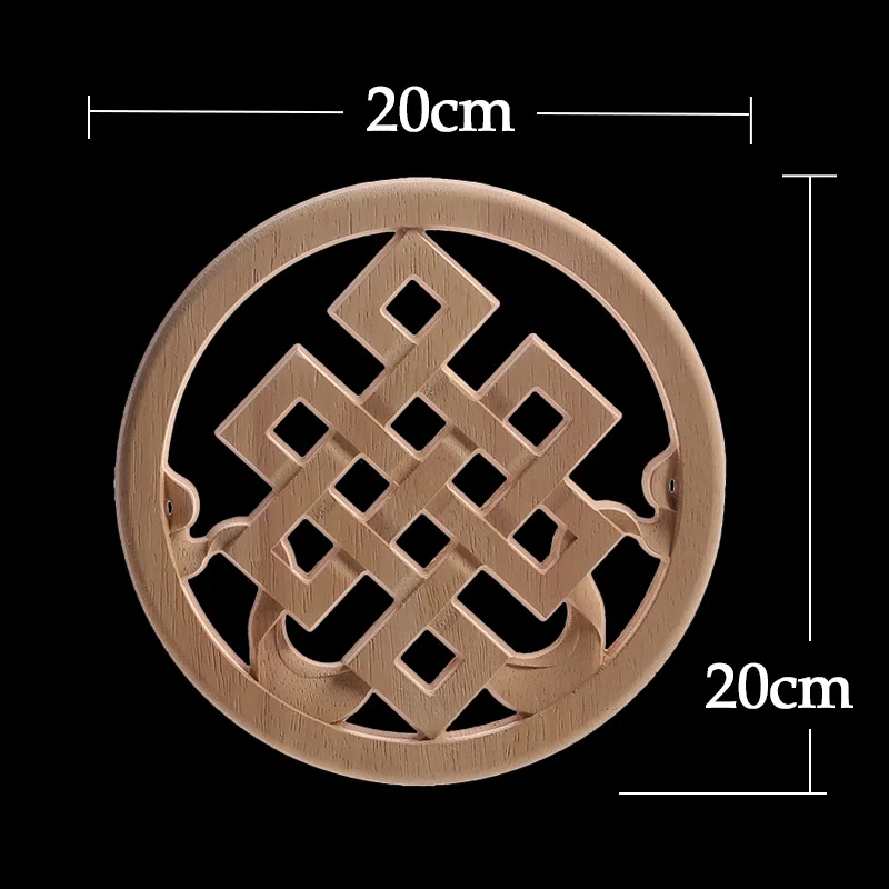 Деревянная аппликация WMQE, неокрашенные листья