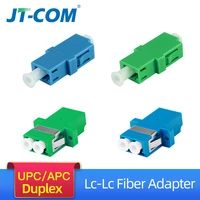 lc apc simplex singlemode ftth fiber adapter lc upc sm optical fiber optic connector multimode dupex fibra optica coupler