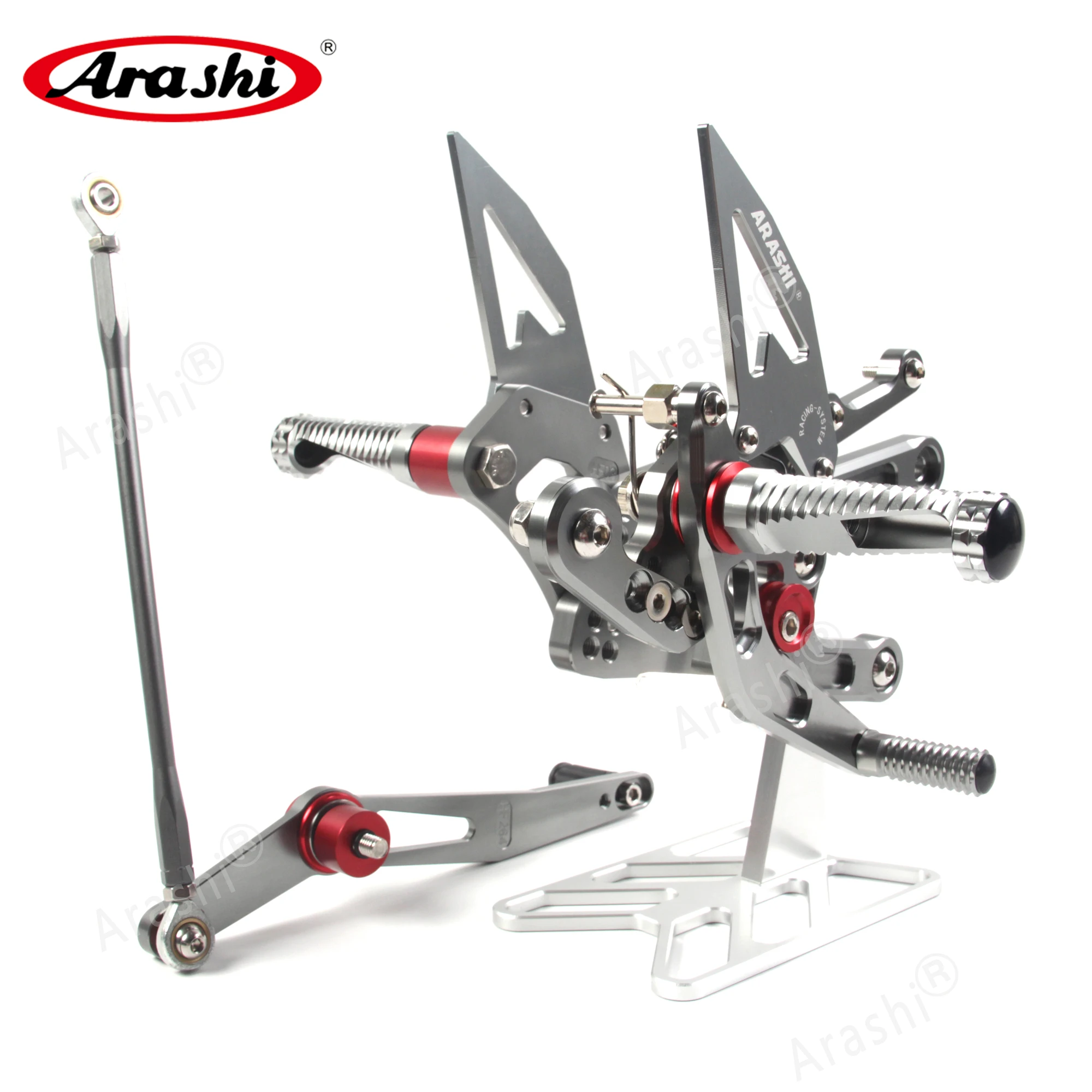 Регулируемые подножки Arashi для YAMAHA YZF R6 2006 - 2016 Φ 2007 2008 2009 2010 2011 2012 2013 2014 2015 CNC |