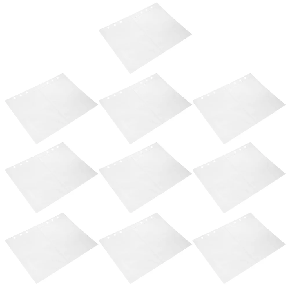 

3 Sets Loose Leaf Sheet Stamps Pocket Holder Money Banknotes Fit Currency Sleeve