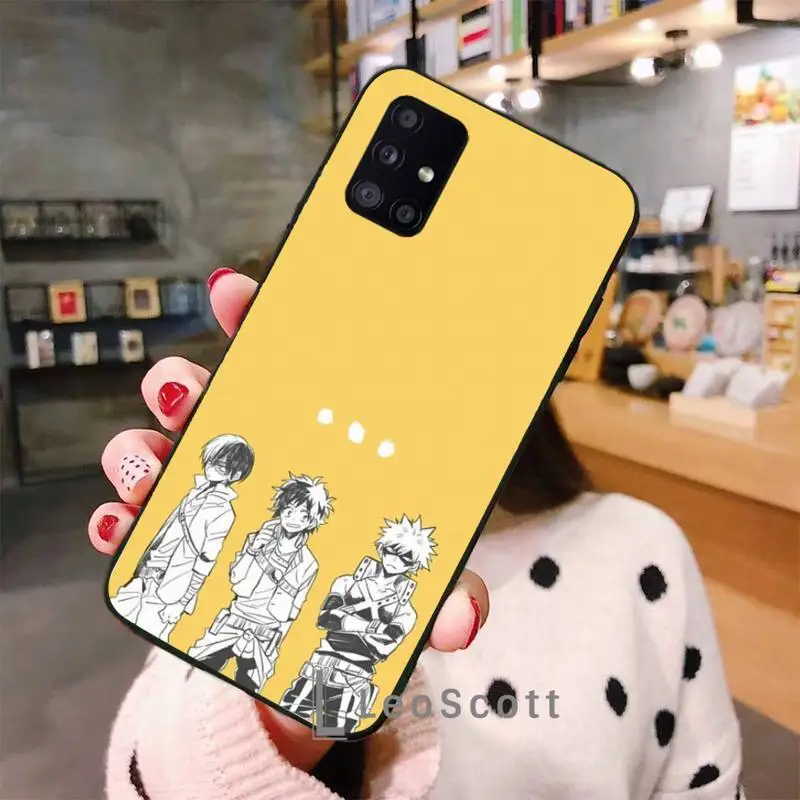 

Anime Katsuki Bakugou Phone Case For Samsung galaxy S 7 8 9 10 20 edge A 6 10 20 30 50 51 70 note 10 plus