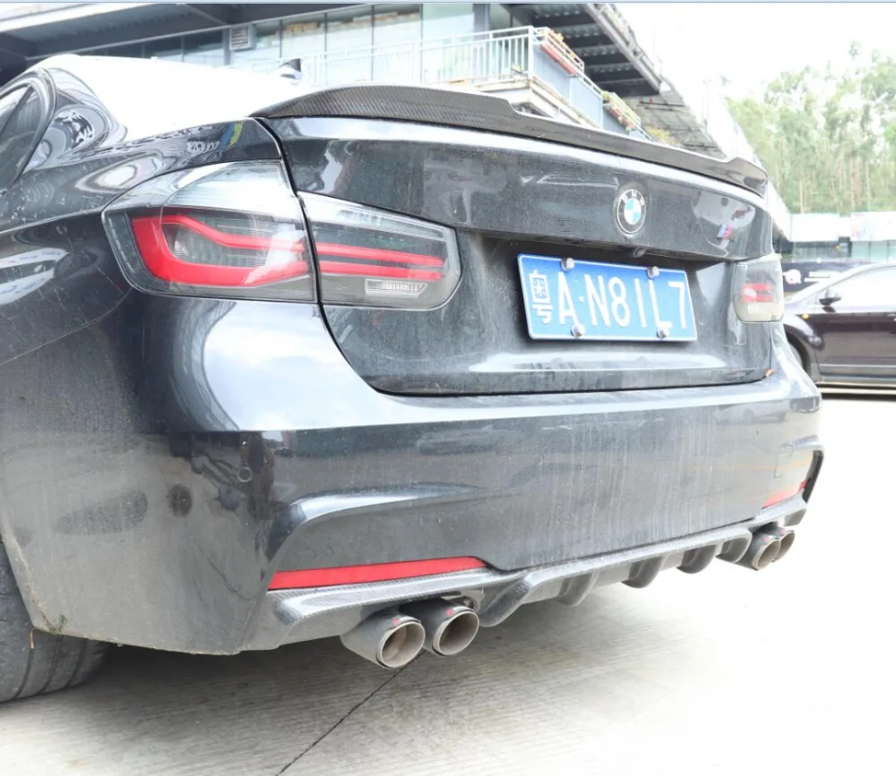 Автомобильные задние крылья из углеродного волокна для багажника mercedes 12 18 BMW 3