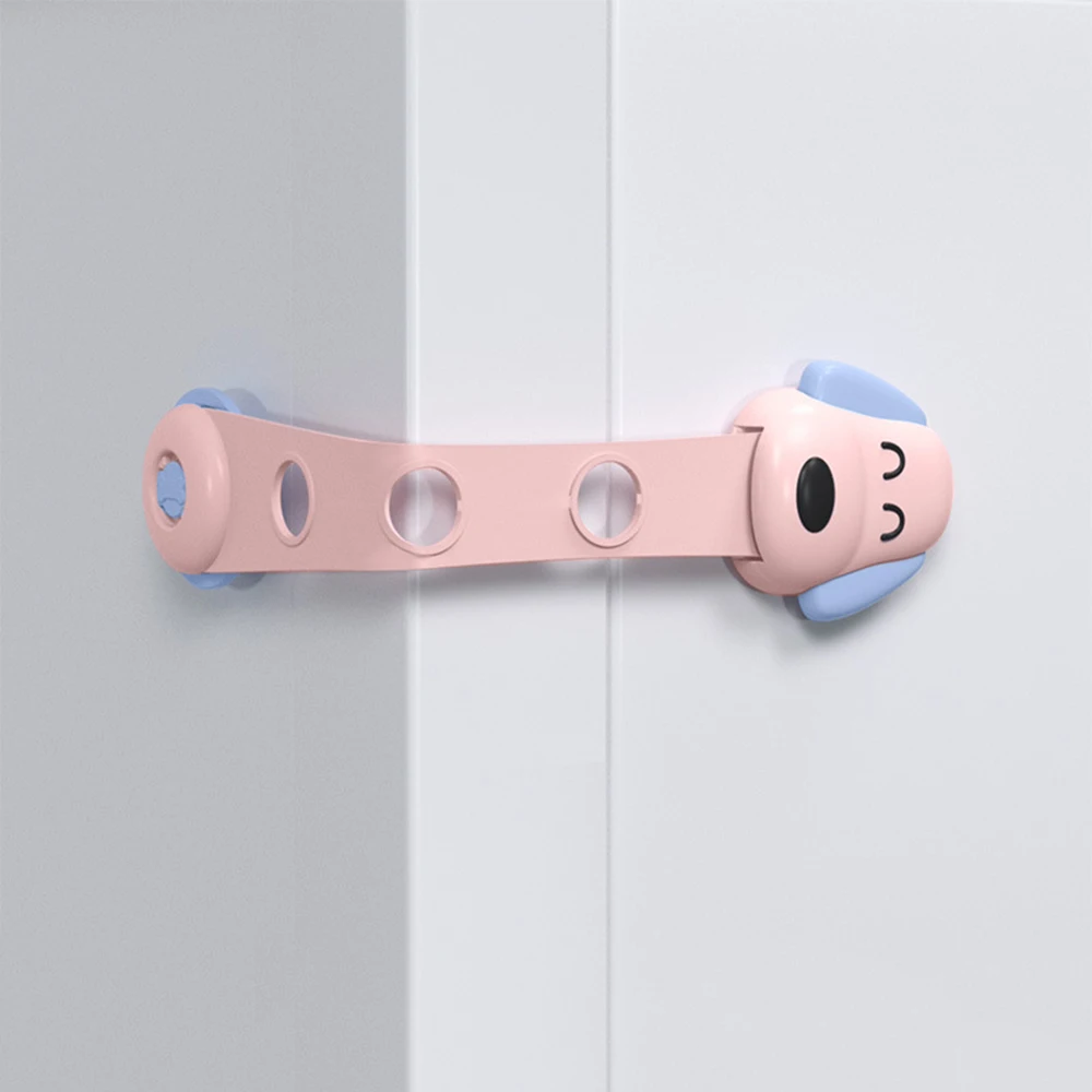 

2 шт./Детский многофункциональный защитный ремень для безопасности, регулируемая застежка для детского ящика, Двойная застежка для двери