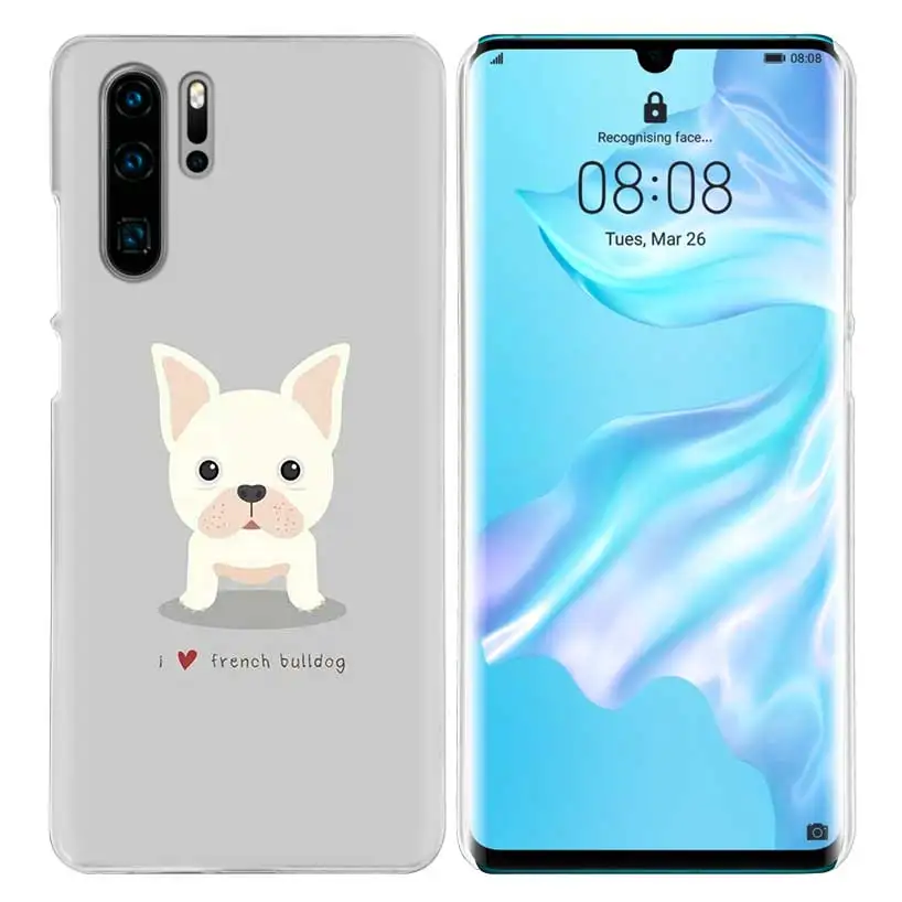 09 Французский бульдог чехол для huawei mate 30 20 10 P20 P30 Lite Pro P Smart Y9 Prime Honor 8A 8X 10i PC Чехлы для телефона - Цвет: 09