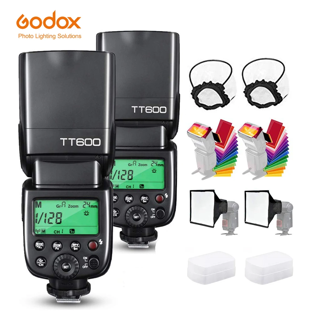 Вспышка для камеры Godox TT600 TT600SCamera Беспроводная вспышка высокой скорости 2 4G GN60
