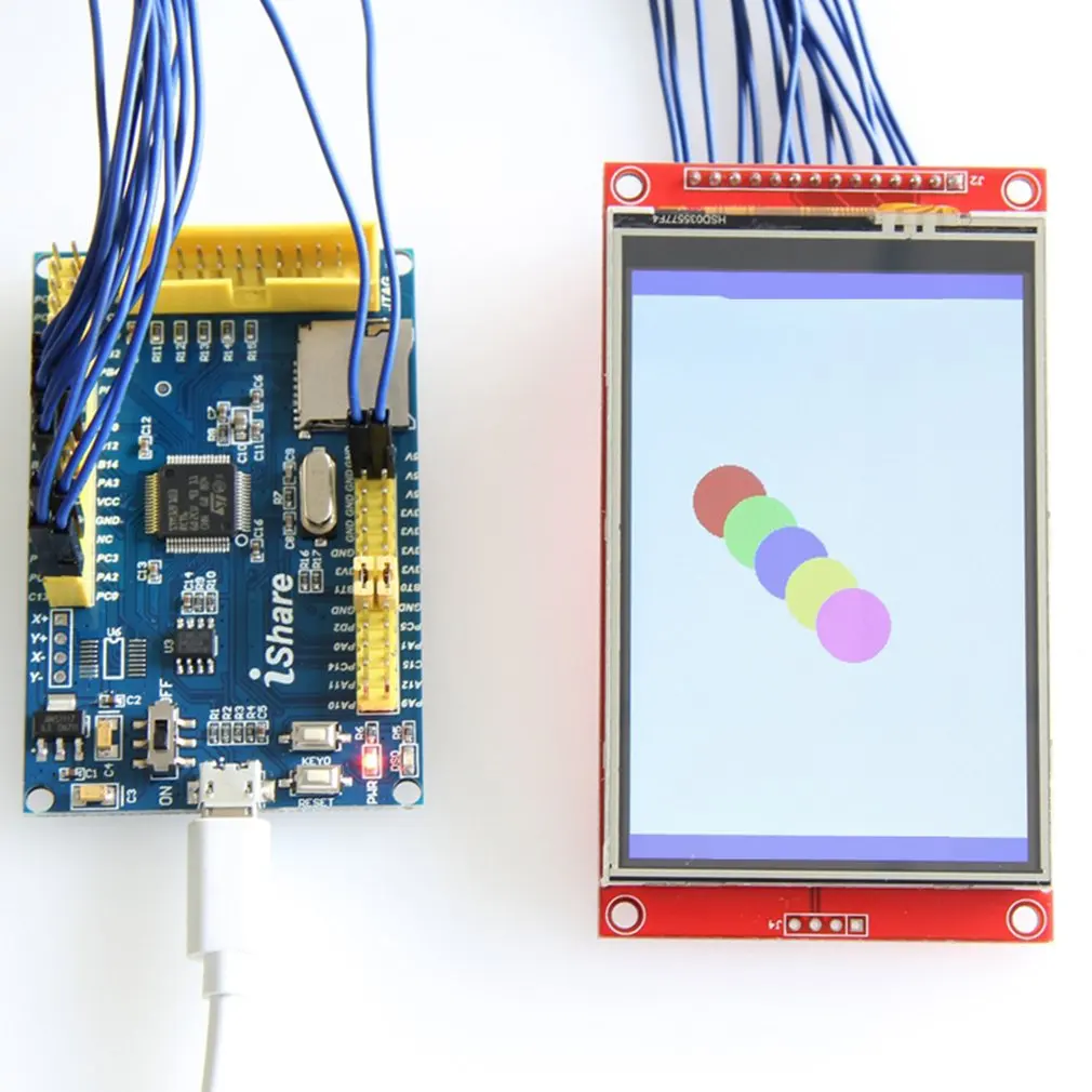 3,5 дюймов 320*240 последовательный SPI TFT lcd модуль дисплей экран оптическая Сенсорная панель Драйвер IC ILI9341 для MCU