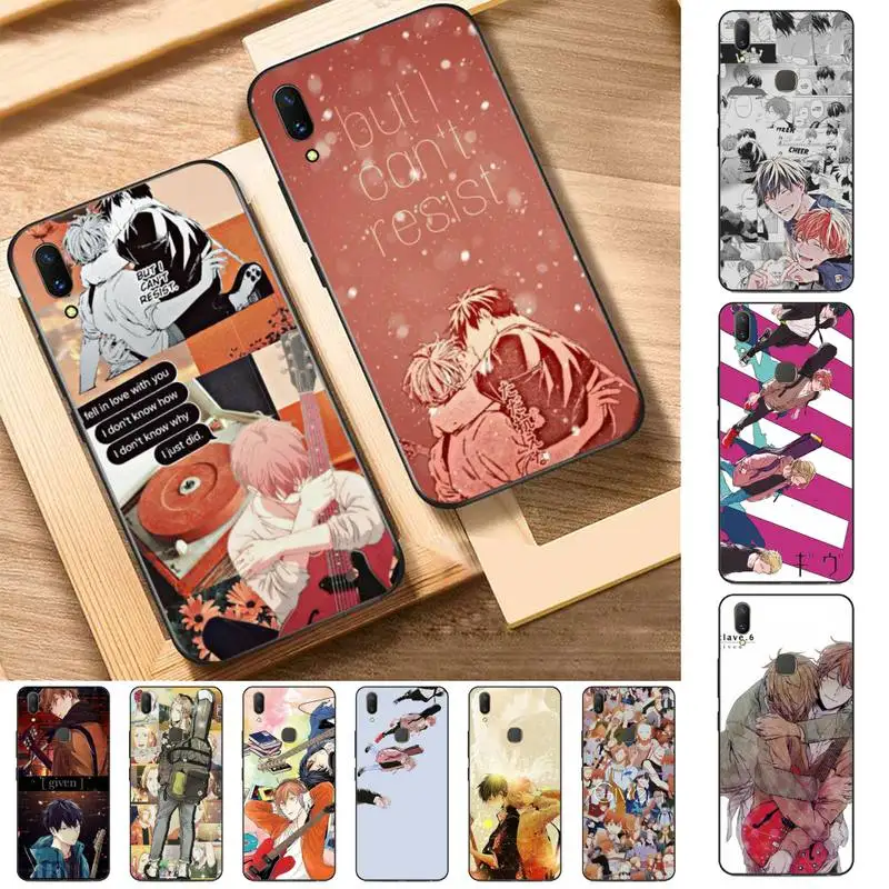 

FHNBLJ Given Anime Fitted Phone Case for Vivo Y91C Y11 17 19 53 81 31 91 55 V17 11i 9 fot oppo