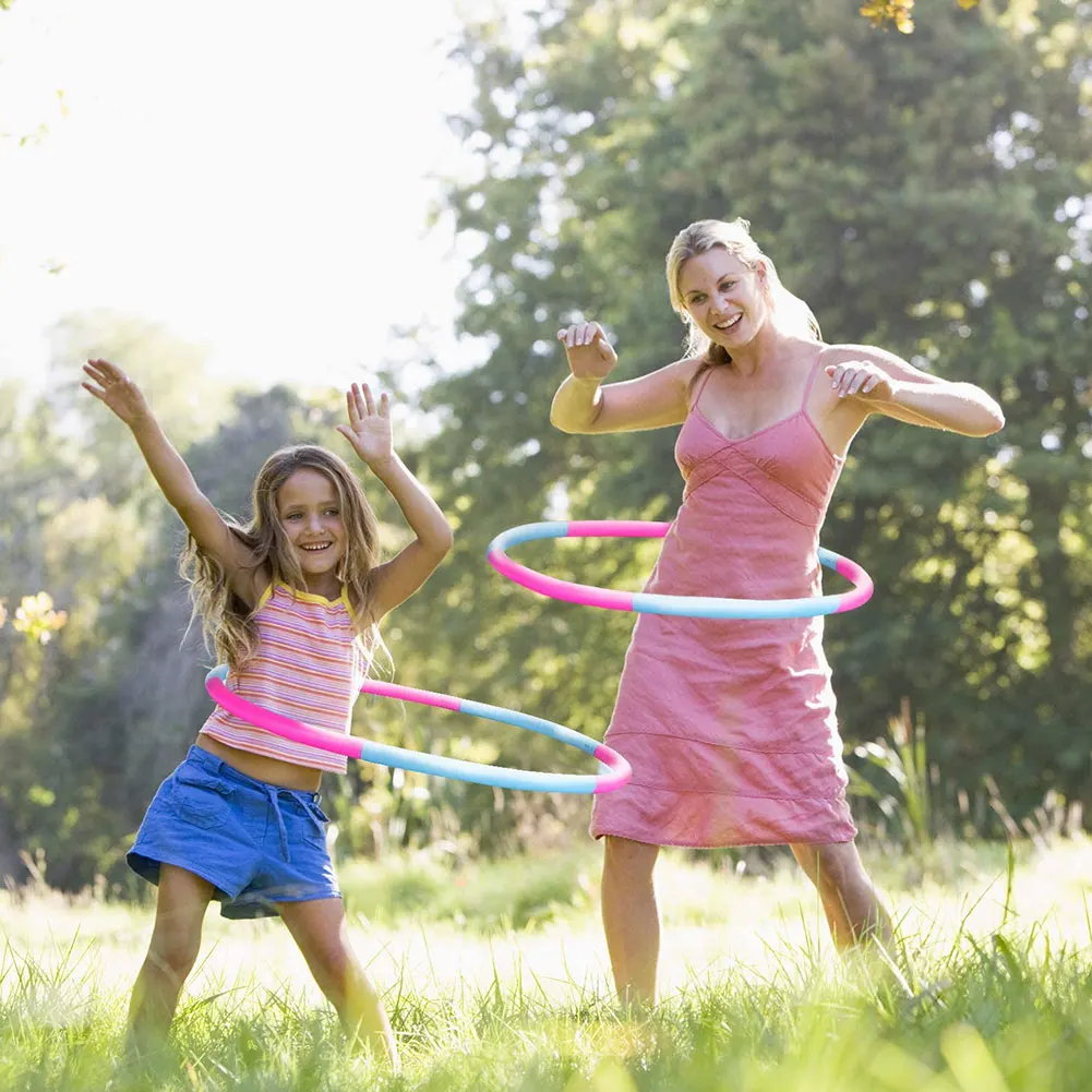 

Removable Sport Hoop Woman Fitness Equipment Kids Portable Abdominal Exercise Gym Plastic Fitness Training Hoola Circle