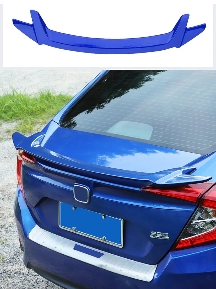 Автомобильный Стайлинг внешний разноцветный спойлер из АБС пластика для заднего