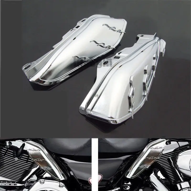 

Chrome Hot AirMaster Mid-Frame Air Deflector For Harley Electra Glide Road Glide Road King Street Glide Tri Glide Motorcycle