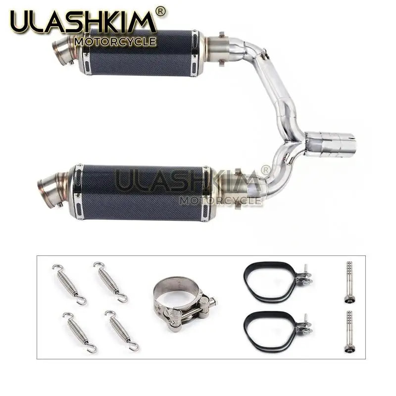 Полный глушитель выхлопной трубы мотоцикла Escape System Slip On для suzuki GSR400 GSR600 BK400 BK600 GSR BK