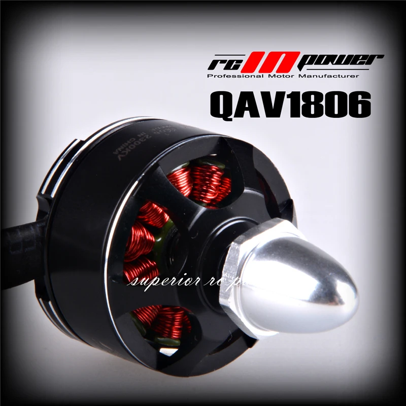 RCINPOWER QAV 250 1806 KV2300 миниатюрный бесщёточный электродвигатель CW CCW супер светильник