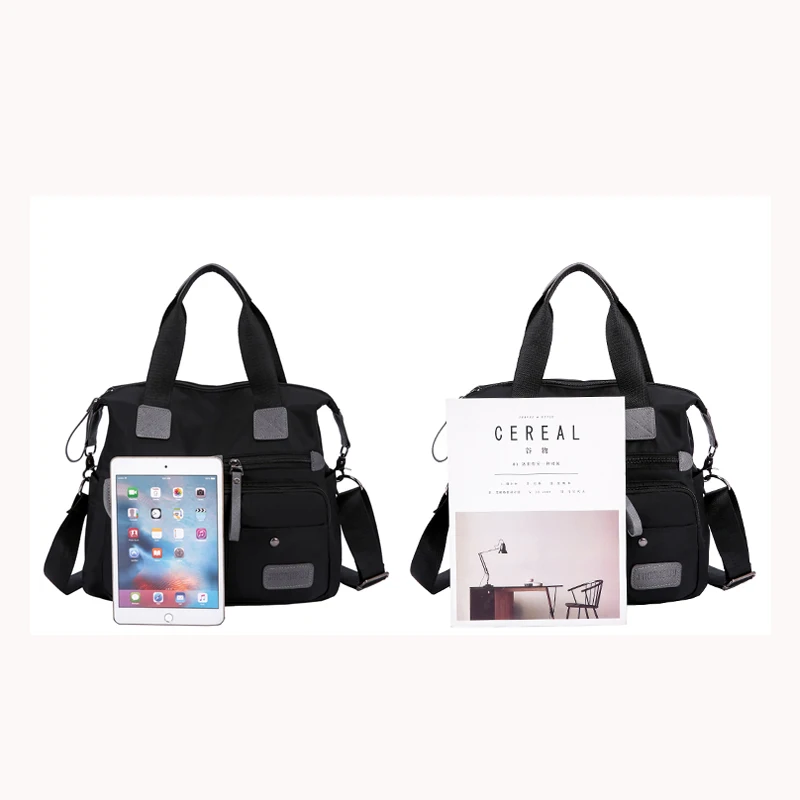 Разноцветная женская сумка на плечо нейлоновая наплечная 2019 Новая модная