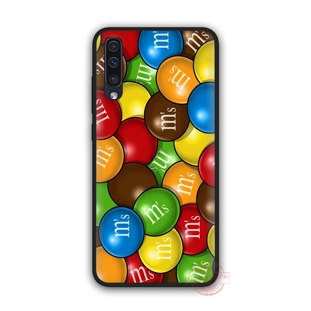 WEBBEDEPP милые с изображением конфет M &amp мягкий чехол для Samsung A3 детей 5 6 7 8 9 J6 A10 A20 A30