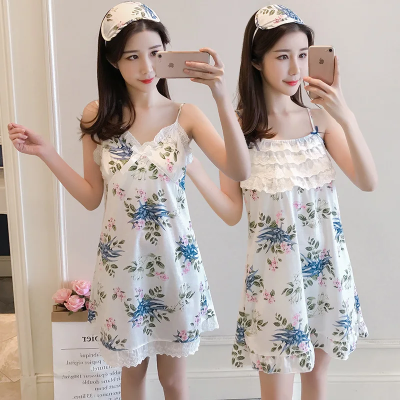 Сексуальное нижнее белье на бретелях спагетти кружевные ночные рубашки для