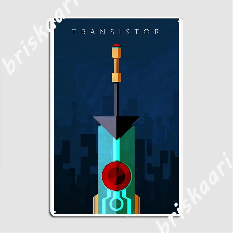 

ТРАНЗИСТОР металлический знак кинотеатр гараж пещера паб ВИНТАЖНЫЙ ПЛАКАТ оловянный плакат