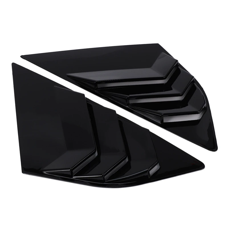 2 Pieces Hatchback Window Side Vents for Ford Focus ST MK3 2013-2019 |
