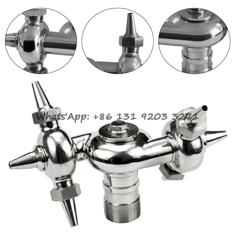 Tank Washing Spray Nozzle,360 Degree Rotary Cleaning Spray Ball Canister for Tank Homebrew Beer Moonshine,Tank Cleaning Nozzle