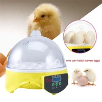 7 eggs digital incubator automatic poultry ducks chicken eggs hatcher machine 110v 30w eu plug with temperature control system