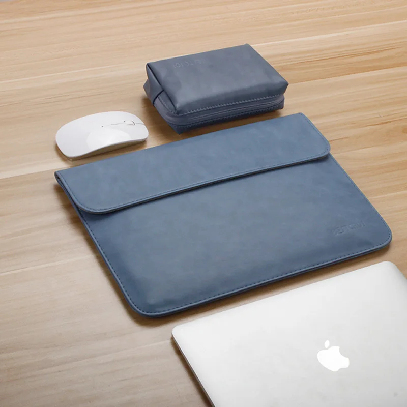 Водонепроницаемый ПУ рукав для ноутбука Macbook Air Pro 13 сумка 12 3 14 дюймов Сумка Surface 4 5
