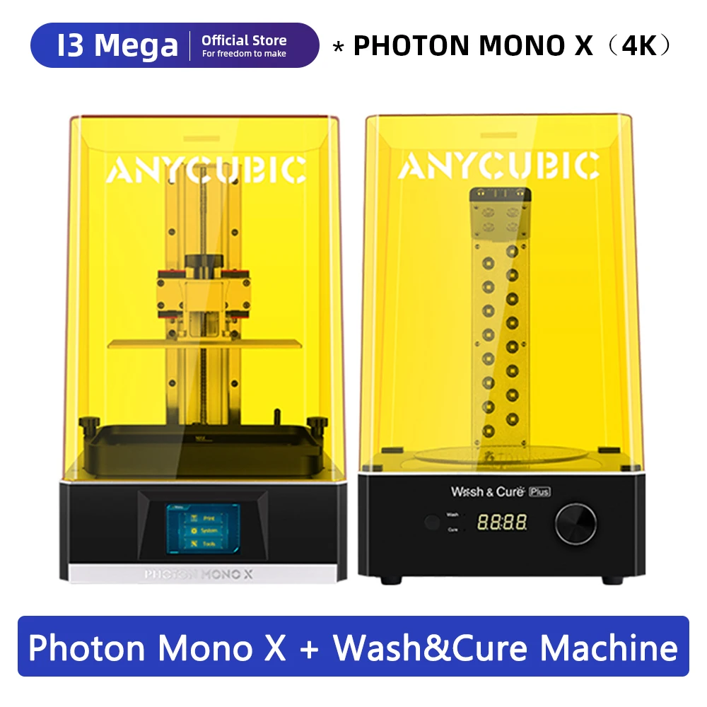 Anycubic 2020 Новый 3D принтер Photon mono X 8 9 дюйма 4K Монохромный ЖК экран быстрая печать