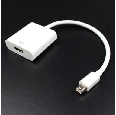 Высококачественный порт дисплея Thunderbolt Mini DP в HDMI-совместимый адаптер кабель для