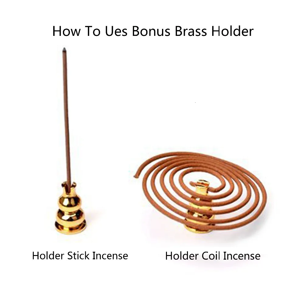 Катушка керамическая курильница с медным покрытием палочка античный держатель