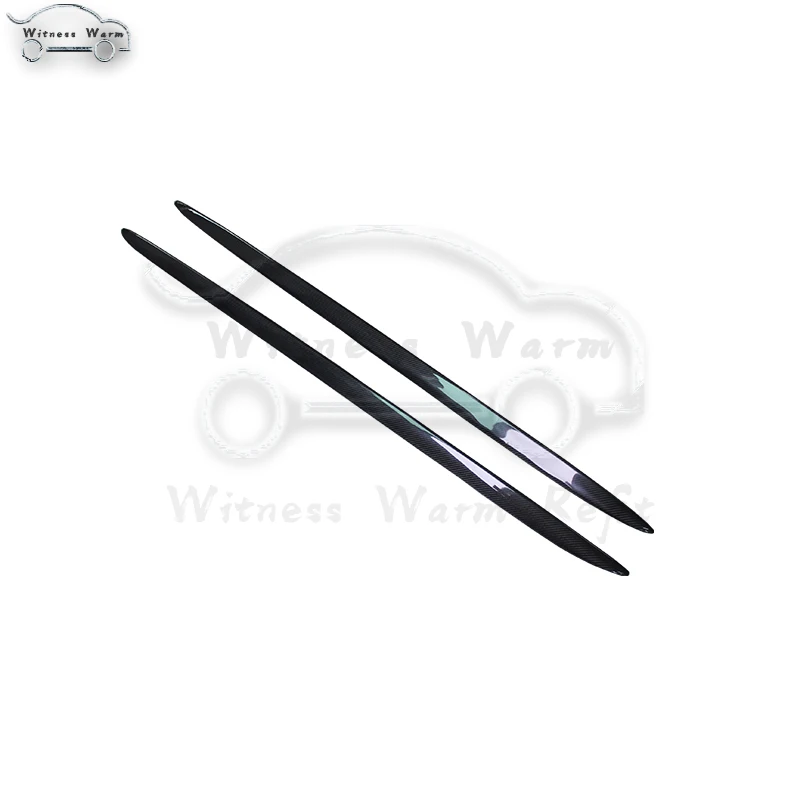 Юбка-бампер из углеродного волокна с боковыми губами фартук комплект юбки для