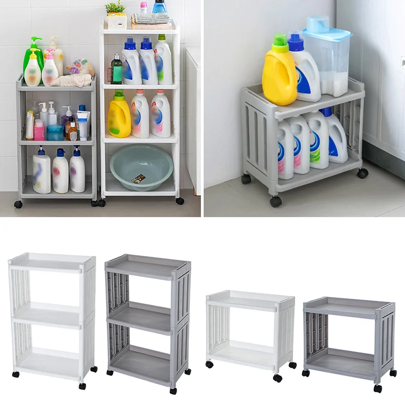 

Removable, multi-layer, wheeled shelves, wider trolleys, clothes storage racks, miscellaneous items, home organizer