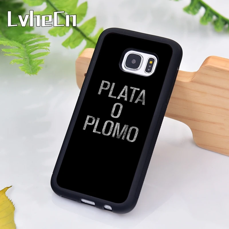 Чехол для телефона LvheCn Plata O Plomo Narcos Pablo Escobar samsung Galaxy S9 S8 S10 Plus Lite S6 S7 Edge S5 Note 7 8 9 10| |