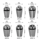 Переходник ER16 ER20 с хвостовиком 14 дюйма, 8 мм, 12 дюйма, Удлинительный стержень, цанга, удлинитель для гравировального станка, фреза для дерева