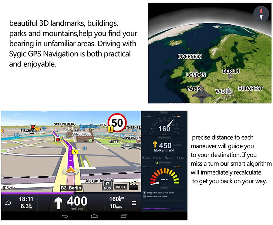 Anfilite 6," android 5,0 E515 blueooth gps навигация автомобильный видеорегистратор 3g зеркало полный 1080P видео регистратор камера 1. 3g Гц навигатор грузовика