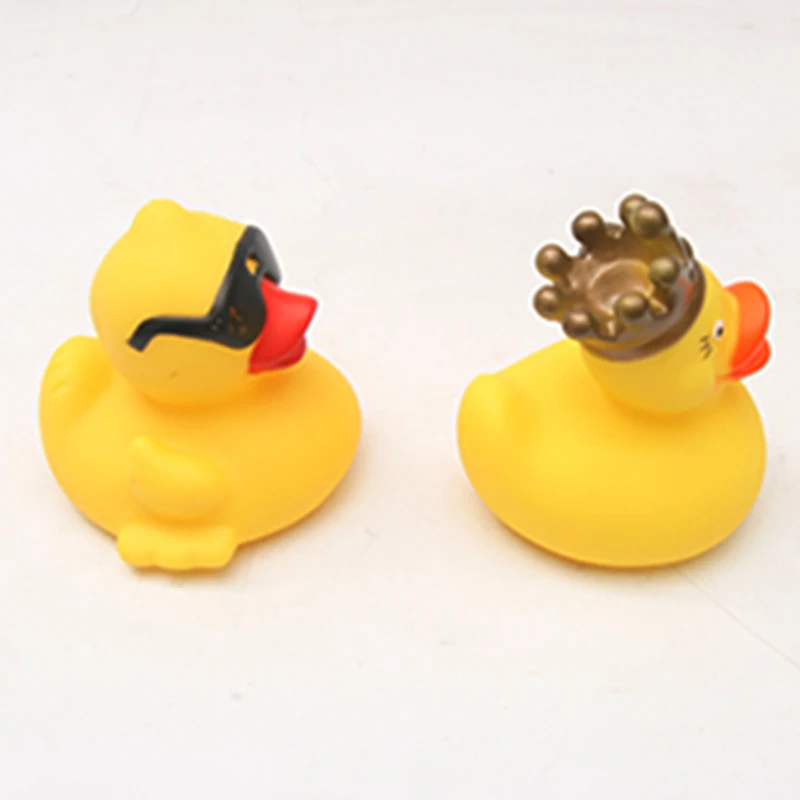 2 шт. игрушечная уточка для ванны с рисунком детские принадлежности купания