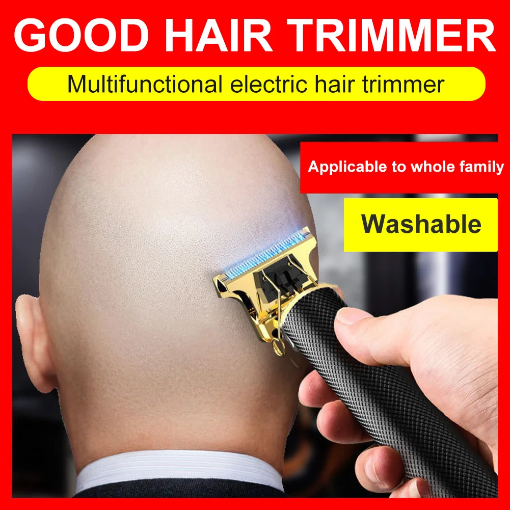 Rechargeable Hair Clipper Electric Trimmer With 3 Limit Combs Cordless Shaver Cutting Tool Fast Charging |