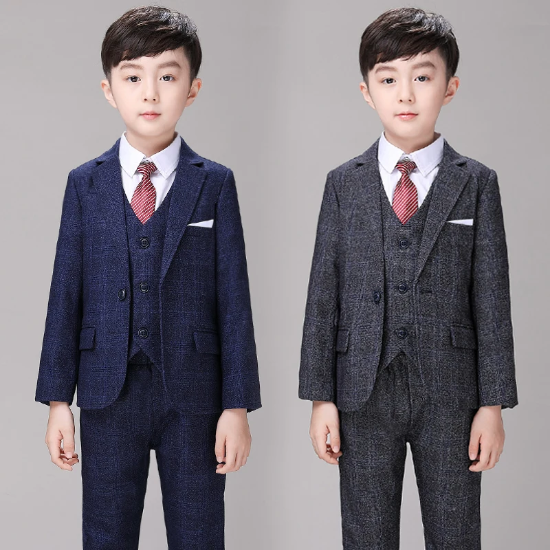 Свадебный костюм для мальчиков детский формальный выступлений цветочный